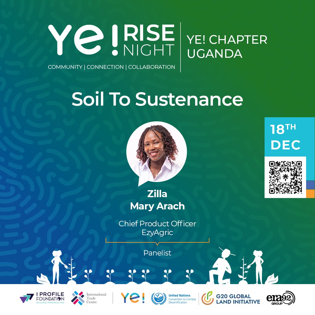 ⚡ Second panelist revealed.

Meet Zilla Mary, CPO EzyAgric working where agriculture meets tech and scale. Expect real lessons on farmer-first innovation at Ye! RISE Night  Edition I.

#YeUganda
#YeRiseNights
#SoilToSustenance