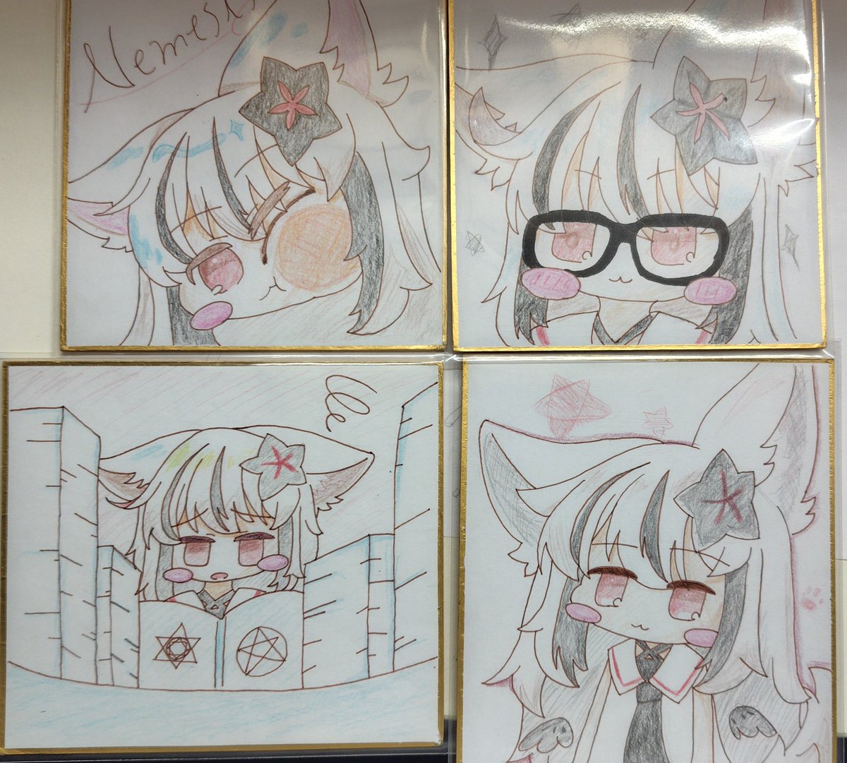 色紙はこんな感じです！