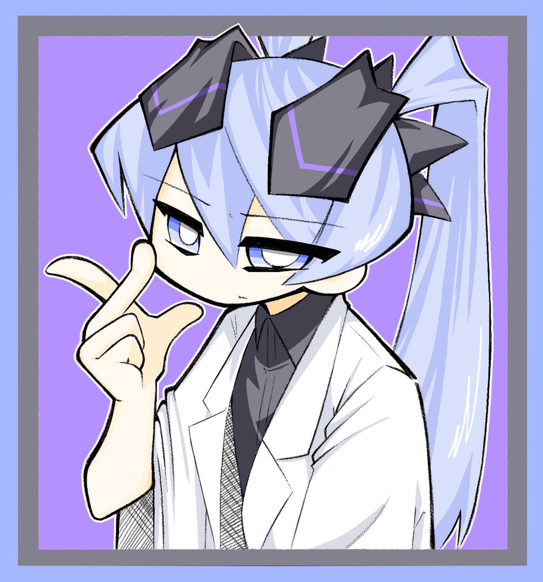 MJub1999's tweet photo. 物理の社霞せんせいを描きました。

＃マブラヴ　#muvluv https://t.co/uc5Dc2WIIw