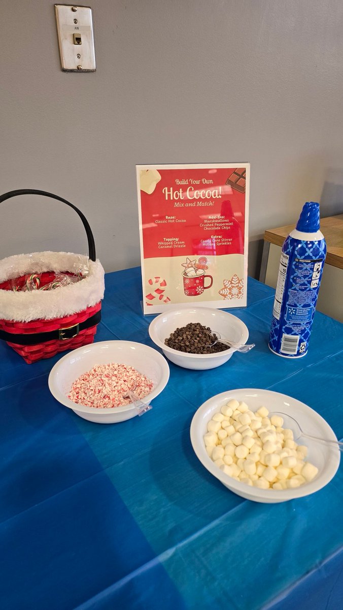Shout out to North Star Therapy Animals' volunteers for giving our Special Services staff time to relax and feel joyful. A little hot chocolate, a casual gathering with colleagues and a few pets from some cutie pups. #feelinggrateful #westonkaway #prewinterbreak