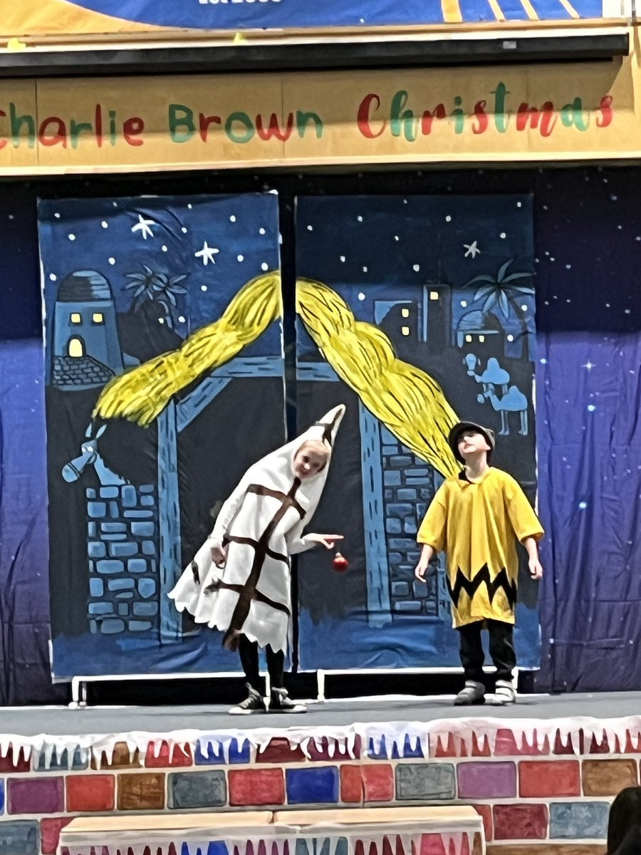 StEmilyOCSB's tweet photo. It was an exciting day for our community - A Charlie Brown Christmas! Thank you to our educators and amazing cast for sharing this beautiful reminder of the true meaning of Christmas 🎄 https://t.co/GVgcVxGymH