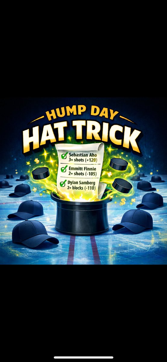 FatguyFades's tweet photo. First Hump day Hat trick all three Hit https://t.co/TknknKQlJ4