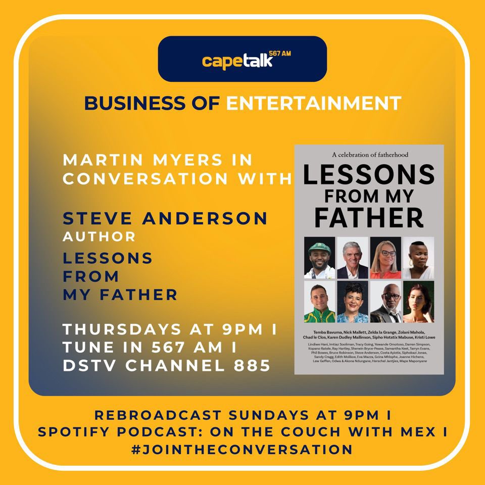musicexchange's tweet photo. 9pm on @CapeTalk Thursday night  with @MartinMyers and Steve - see poster please share  @rayale26 @UrbanLo @vlok_andre @koptonmusic @ricardomackenzi @TickyboxMedia @djeazysa #lessonsfrommyfather , @siphohotstix  in book too and @Siphokazi_J  last show for year https://t.co/kGoYqHgFqD