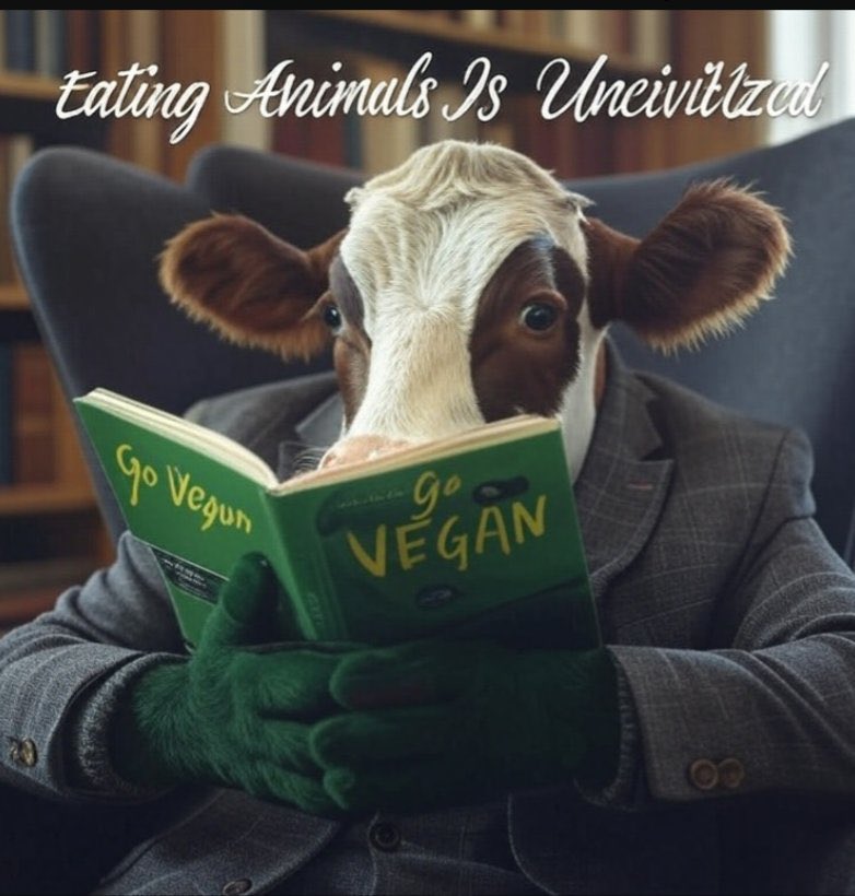 amusejanetmason's tweet photo. "Leather! What was I thinking? I could be wearing the hide of her cousin!" -- Cinnamon excerpted (the farmer #wakesup) #govegan #animalrights #amreading
 
She didn’t need to speak to tell me she felt betrayed.
 
https://t.co/4QD6E5x9u7 https://t.co/aQzhNxj3oi