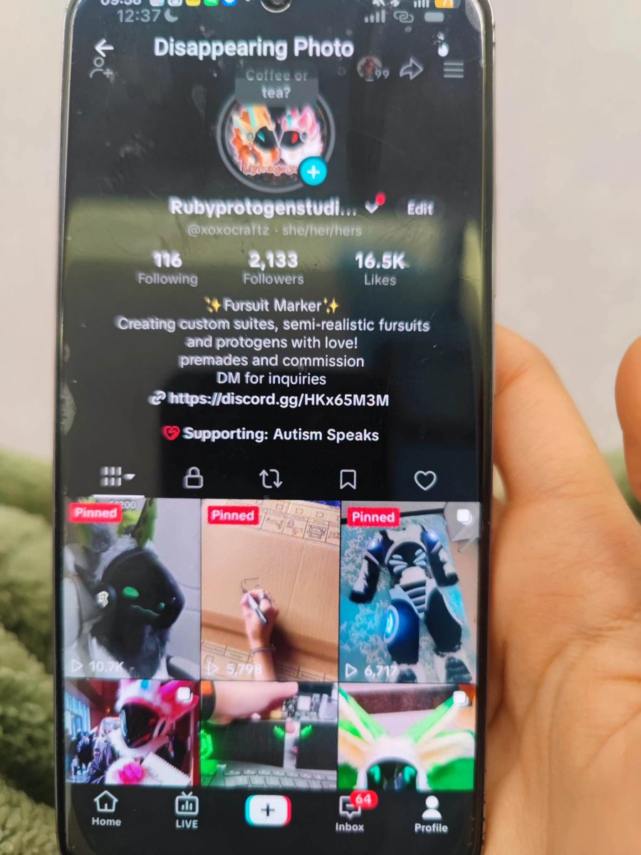 ‼️‼️💢Please note that this person(Tiktok @Rubyprotogenstudios) is not our official number. When I asked him to delete it, he asked me to pay😡.I don't have a tiktok account at all, and no one helps me run it.
Please remember my characteristics.
I am a girl.🤔🤔

I come from