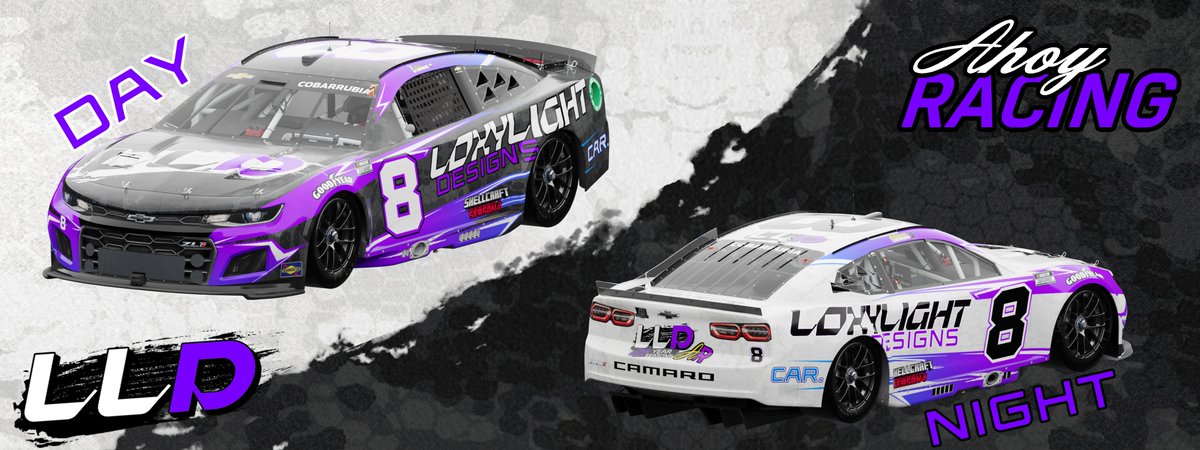LoxyLight's tweet photo. I'm currently opening commissions! 

I can work with iRacing, NR2003, or anything as long as I have templates/models 

Prices are a flat 10 USD, with the ability to go lower if needed ( especially for a simple scheme) 

My DMs are always open, or add me on discord at LoxyLight! https://t.co/Ixq4dhAFYg