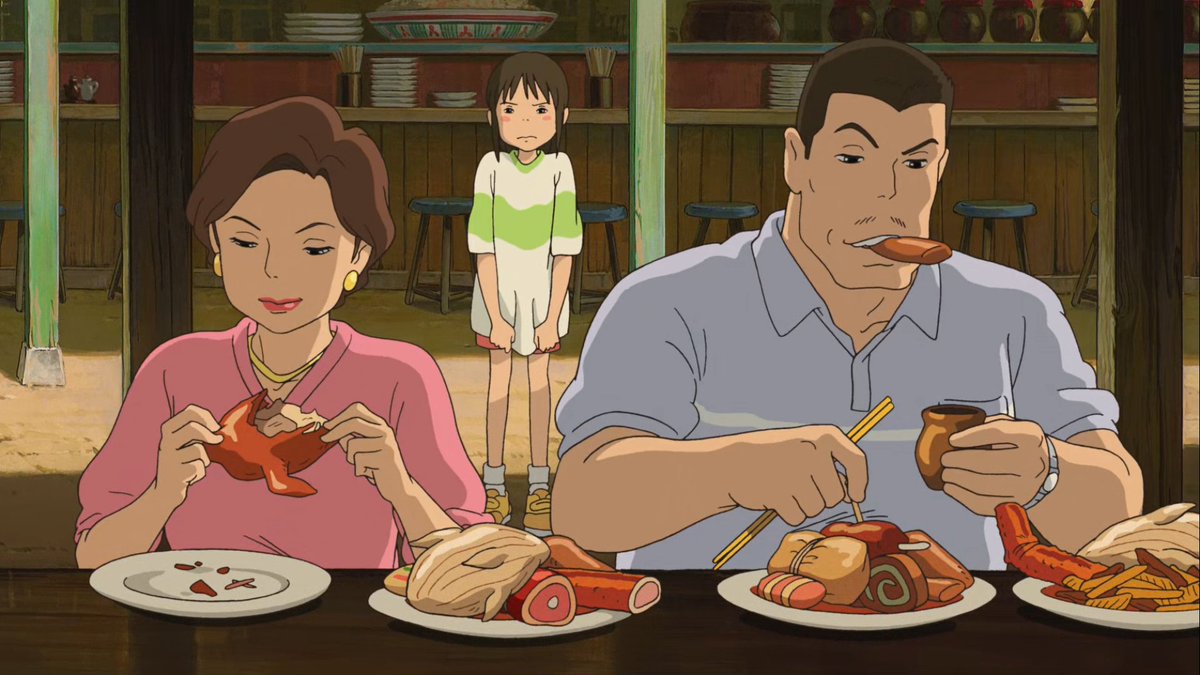 if I was Chihiro ngl there would have been 3 pigs and the movie would have ended there