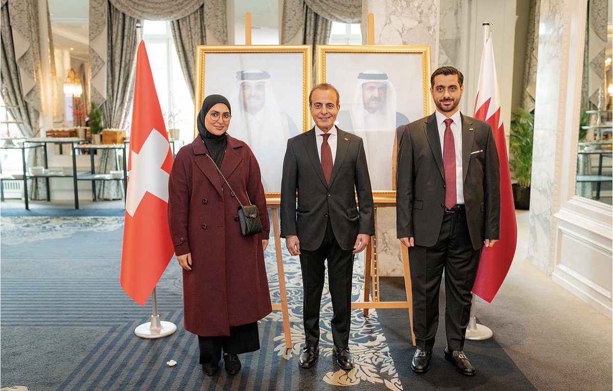 QatarEmb_Bern's tweet photo. The Embassy of the State of Qatar in Bern hosted a National Day reception attended by Swiss parliamentarians, FDFA officials, members of the diplomatic corps, and representatives of the cultural, media, and business sectors.
#اليوم_الوطني_قطر https://t.co/qEpCOxWfOd