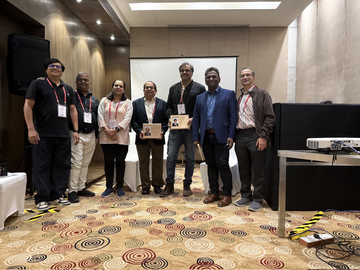 mvapich's tweet photo. We are back again at #HiPC25!! Aside from some upcoming paper and poster presentations, we have @mvapich lab leader DK Panda at the Workshop on High Performance Fabrics! Hope to see folks around!

#MPI #MVAPICH #HPC #AI https://t.co/EFSYG0pMlg