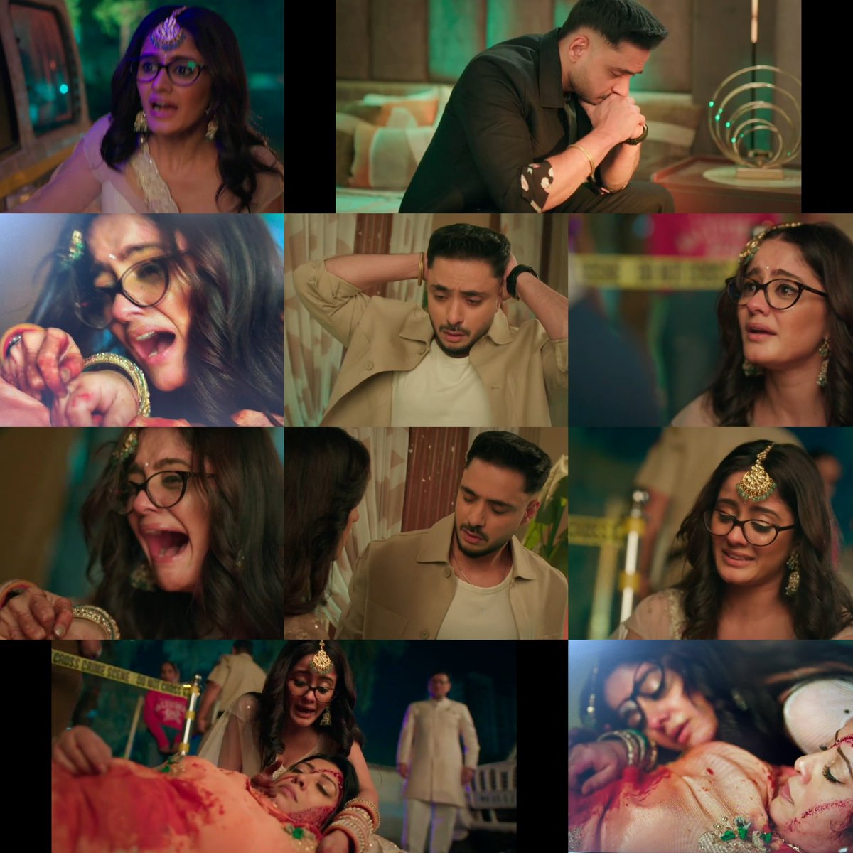KhadkaDeepali's tweet photo. #mannat #manVik
#AyeshaSingh #AdnanKhan 
Heartbreaking episode 💔😢 worth watching to see the oscar worthy performance of Ayesha. She gave a powerful performance that will touch your soul . Be ready with a box of tissues as you will definitely cry with her today 
Shalini announced shruti’s death to vikku thus spoiling the snakes plan of taking him out of town . 
Overall a very heartbreaking and sad episode as evil has won big time . Mannu has lost everything and I am not sure how makers will ever bring back manvik after this as for mannu her loss is irreplaceable and considering this was an indirect result of Vikku breaking their relationship will mannu ever be able to forgive him ? I can see now why Ayesha in iv said “ will they ever even unite” while addy was full of hope and optimism that they will unite 
Mannu has had the bigger loss here so I can now understand the iv and both their views 
Mukta has truly ruined this show in her love for her vamp army and post leap she is adding more evil elements as if the current vamp army was not enough ☹️😢
Just hoping post leap she has something positive to show and bring back manVik ASAP