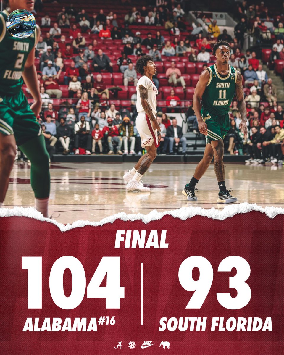 AlabamaMBB's tweet photo. 💯 Point Dub.

#RollTide | #BlueCollarBasketball https://t.co/L2Jgv6pSlJ