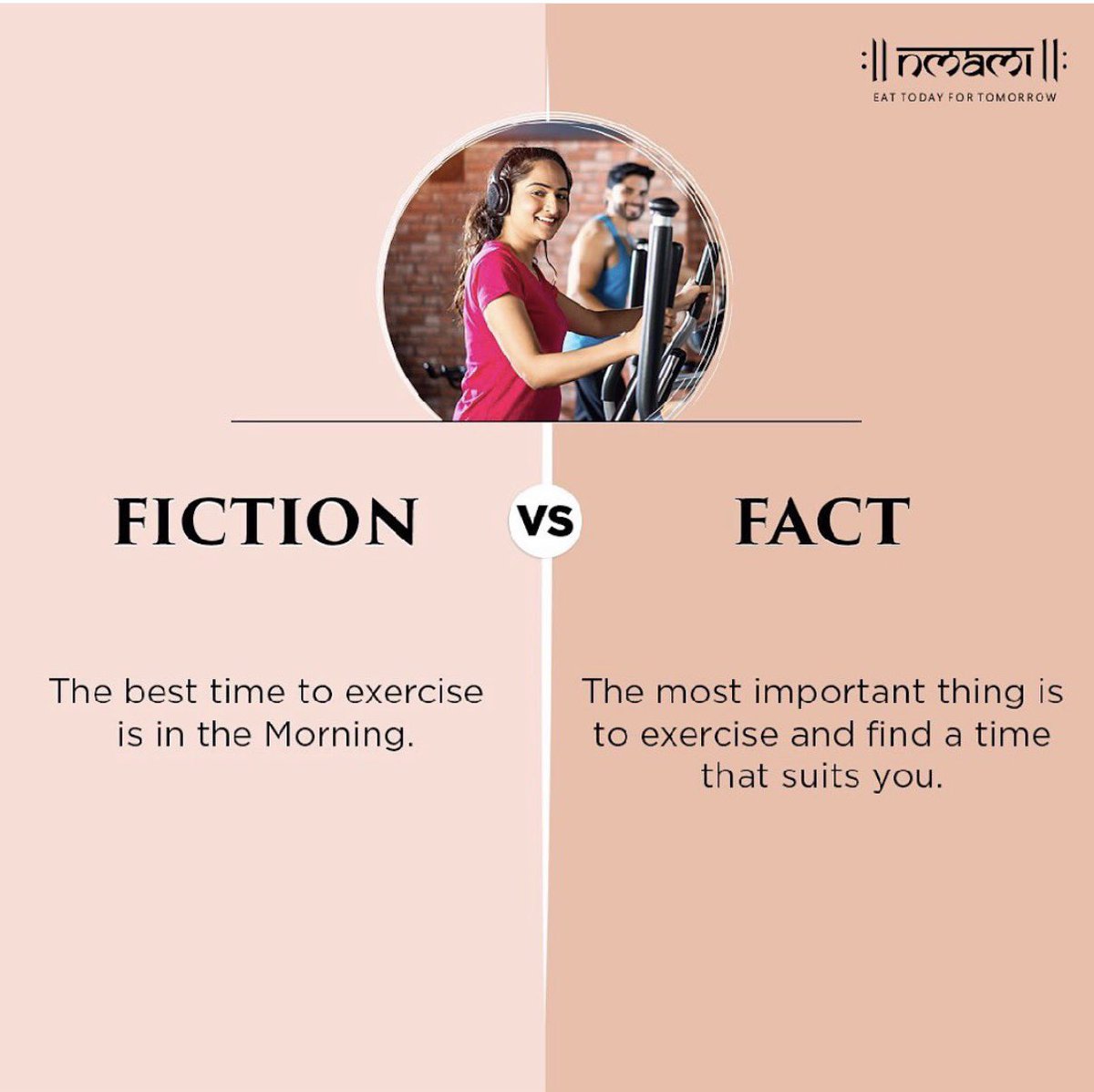 nmamilife's tweet image. Exercise can be done at anytime as per your suitability, know how correct is the statement.
—
#Nmamilife #NmamiLifeGirl #EatTodayForTomorrow #Nutrition #Nutritionist #Diet #Dietitian #Health #Lifestyle #Nmami #NmamiAgarwal