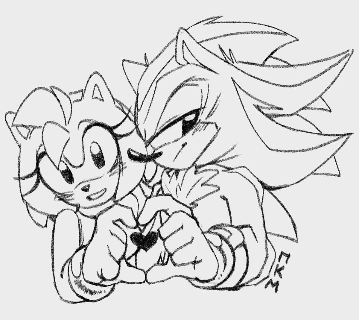 NokamiChan's tweet image. for all the support of my shadamy art &amp;lt;3