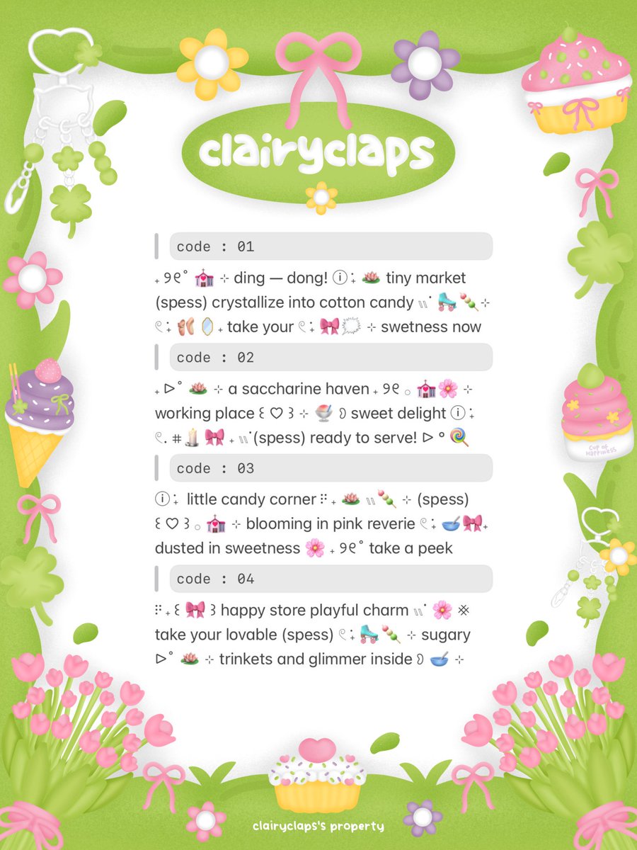 clairyclaps's tweet image. &amp;lt; help repost ♡ &amp;gt; 🏩🍀

𓏲 ࣪˖ heLLO! ⊹ 🪷 𓏭ᱸ𓂂 ada FREE 8 WORDING BIO dalam rangka kak zelena @blueebubblee_  🍡꒰ 👧🏻🎀 ꒱ 𓂂 sedang berbahagia nih! 🌸🗯️

ⓘ ࣪˖ scroll for rules ⬇️

#zonauang