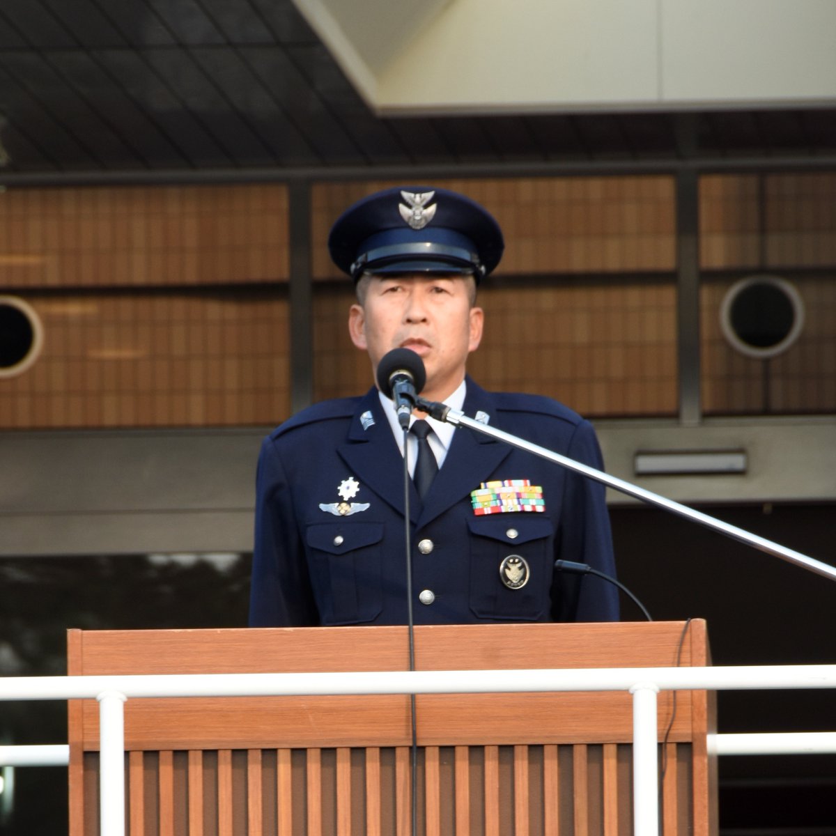 令和7年12月8日に第10代航空教育隊准曹士先任が着任しました