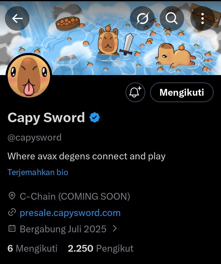 Alpha on AVAX: <a href="/capysword/">Capy Sword</a>
If you look at previous projects like <a href="/bears_salmon/">Bears and Salmon</a>, they achieved a 10× return at launch.

The founder of Arena Trade is very bullish on this project, so there’s a strong possibility we could see 5× to 10× returns in this presale as well.

DYOR