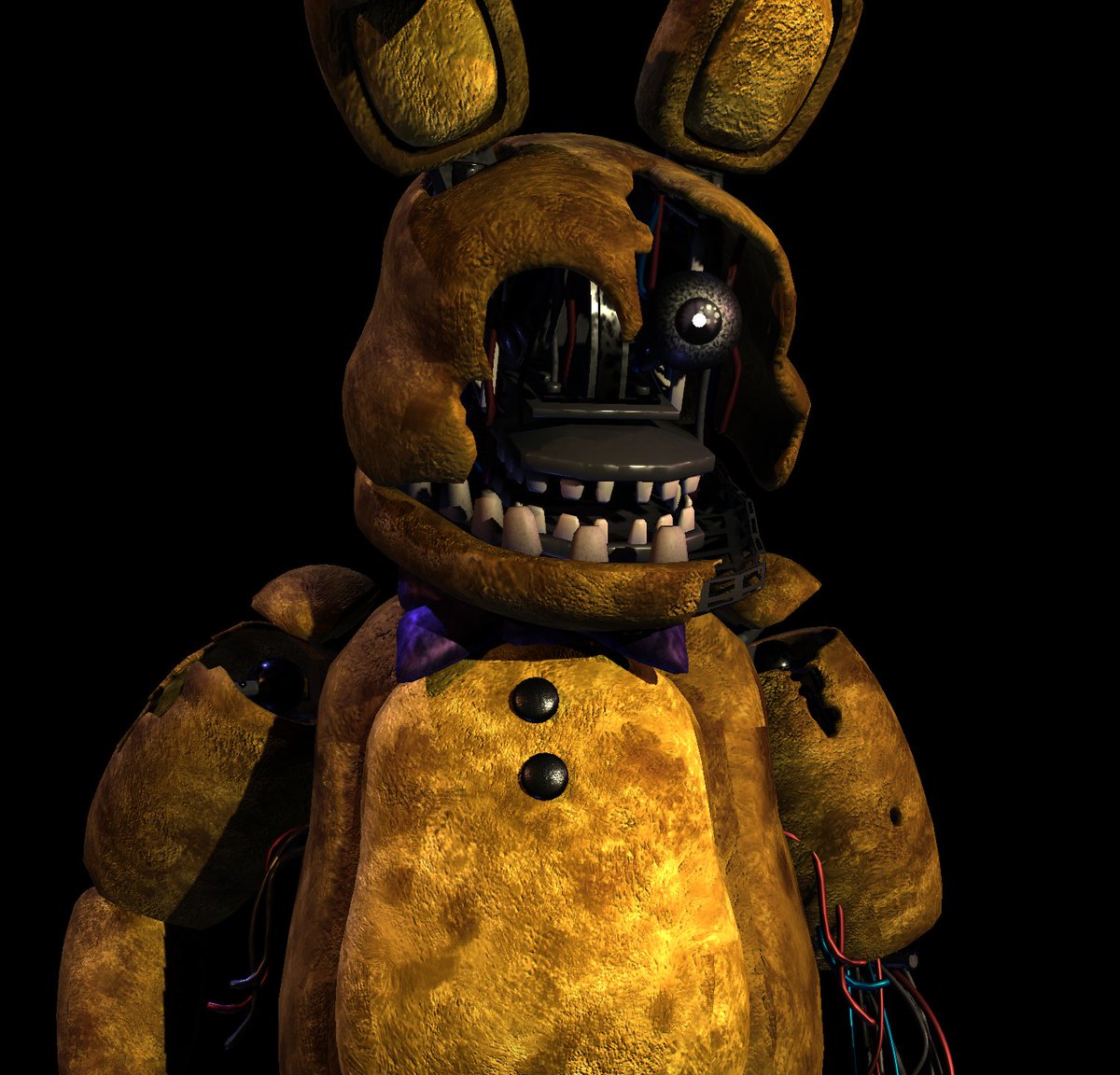 OptimizePackP3D's tweet image. Bears, rabbits, purple, gold, THEY'RE ALL HERE!

D.F.O.P Pack FNaF 2 95% finished

You waited, now we will deliver especially for you.

Renders, ported models made in Prisma3D 2.1/3.1.4

Withered SpringBonnie Alt (render 1) by: @donnielikesfnaf 

Other models by: @FiveNightsPack