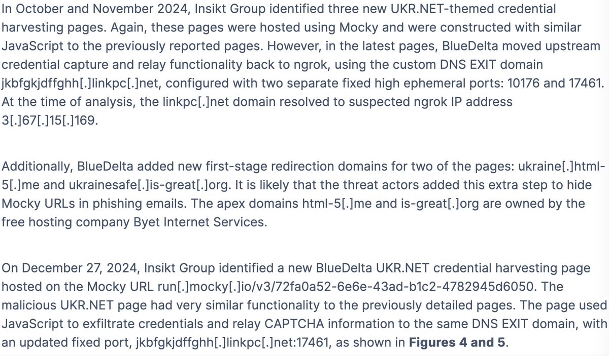 blackorbird's tweet photo. #APT28 transitioned from compromised routers to proxy tunneling platforms, such as ngrok and Serveo, to relay credentials and bypass CAPTCHA and two-factor authentication challenges.
https://t.co/zQiQyntt7S https://t.co/LzvpDjXTot
