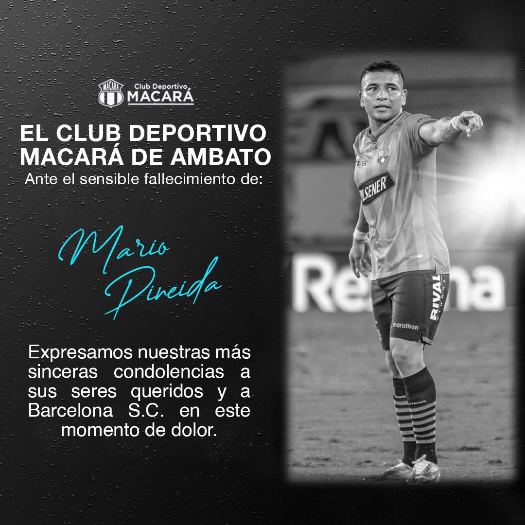 Macara_Oficial's tweet photo. 🕊️ | Nota de pesar https://t.co/FW0XwRKNTR