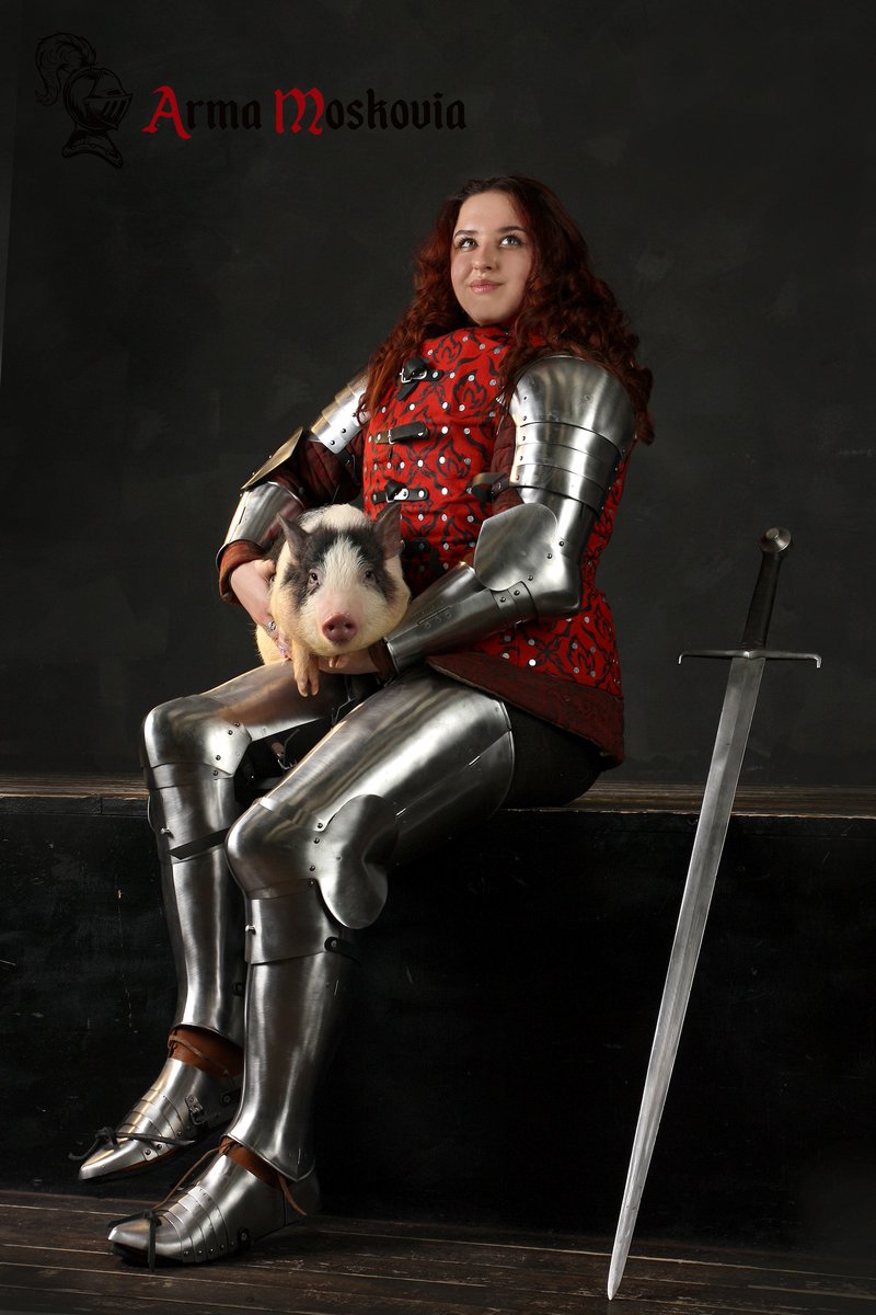 NatoI23406's tweet image. Продолжаем ностальгировать по моему бывшему. 
Бывшему месту работы. 
Арма Московия не пережила войну, а Хрюша к сегодняшнему дню уже, наверное, умерла. 
#medieval #armour