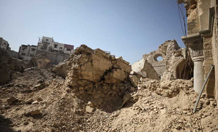 JehadAbusalim's tweet image. Update -- this is what the Great Omari Mosque looks like today: