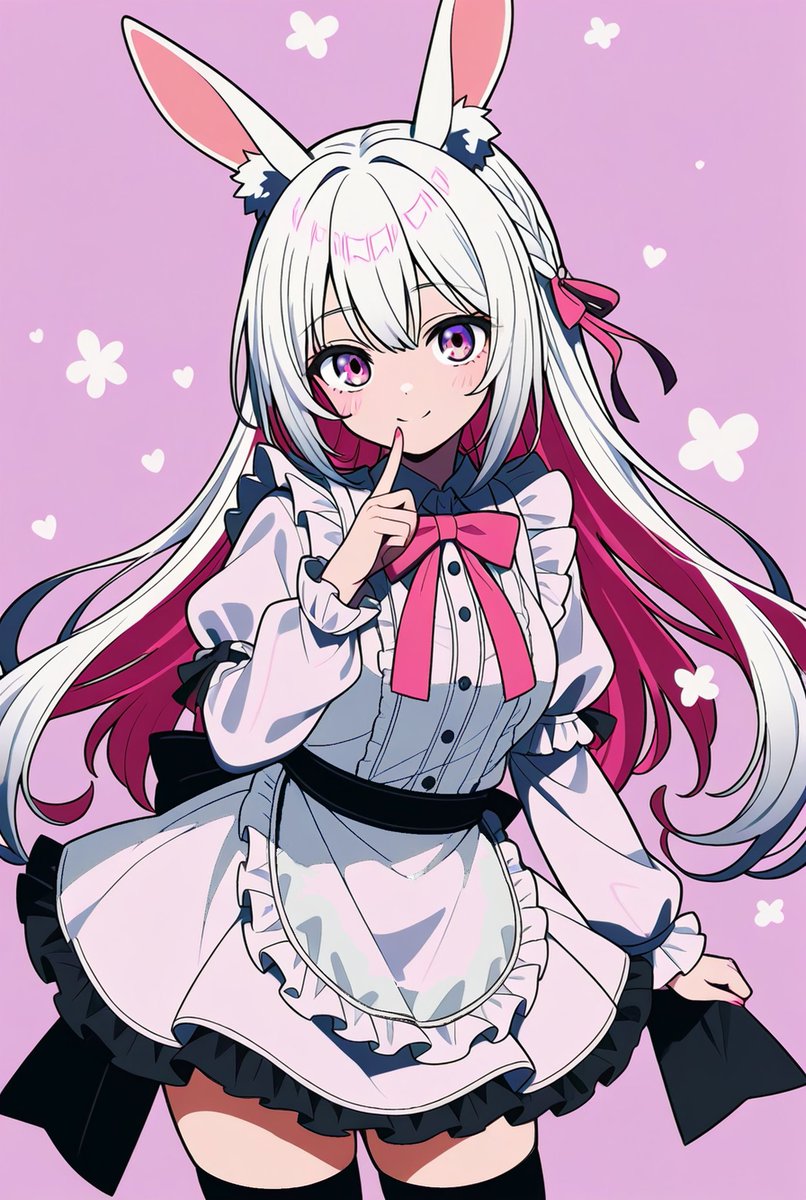 うさぎさん完成ー。