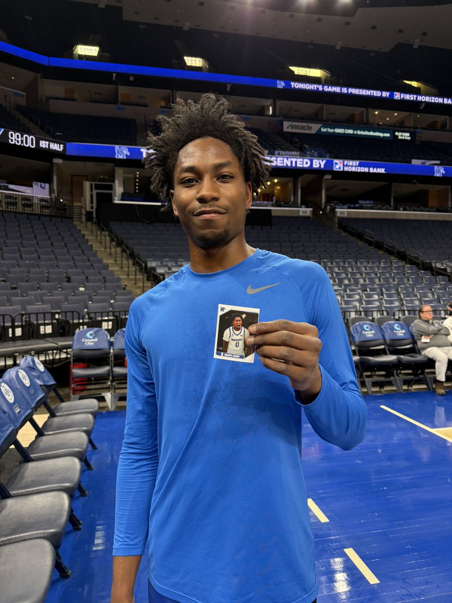 TigersAthletics's tweet photo. Trading Card of the Game: Quante Berry Ⓜ️

The first 1,000 in the door will receive a trading card! Join us at each game this season to collect them all! https://t.co/bxAAerTe2f
