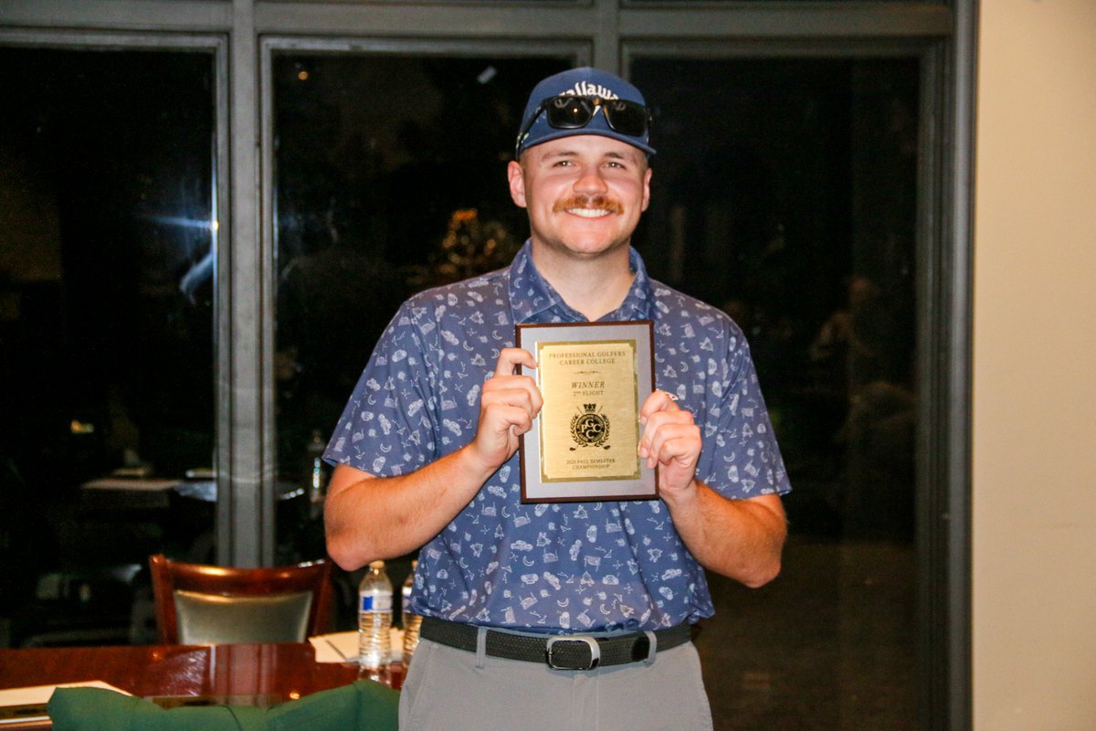 GolfCollege's tweet image. Congratulations to Broden Crow on becoming the Fall Semester champion last week. Congrats to all the flight winners. 
facebook.com/media/set?vani…