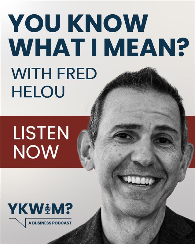 Vagaro's tweet photo. 🎙️ New from Vagaro: "You Know What I Mean?" Podcast

Hosted by CEO @FredEHelou; ft. honest conversations with founders on lessons learned, defining decisions, &amp; the personal (sometimes funny) stories behind building a business. 

Now live: https://t.co/WVsQlH6QZY

#PodcastLaunch https://t.co/jpGGHHwDm8