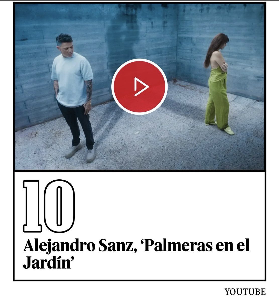 AlejandroSanz's tweet image. ‘Palmeras en el jardín’ elegida la décima mejor canción latina del 2025 por @RollingStone 🙌🙌
rollingstone.com/music/music-la…