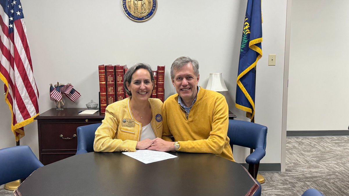 christianforky's tweet photo. Exciting news - we're officially on the ballot! Together with our family and friends, Dean and I traveled to Frankfort to file my candidacy to serve as your next State Senator for District 6. This moment would not be possible without the encouragement, love, and support so many of you have provided.

In the months ahead, we'll connect with our neighbors across District 6 to hear how we can care for them and their families, and how they want our next State Senator to care for Kentucky.

We're 85% of the way to our fundraising goal for the year, and would love your support to start 2026 in the strongest position possible to win the primary in May and the general election next November: https://t.co/rltuCFiq8k