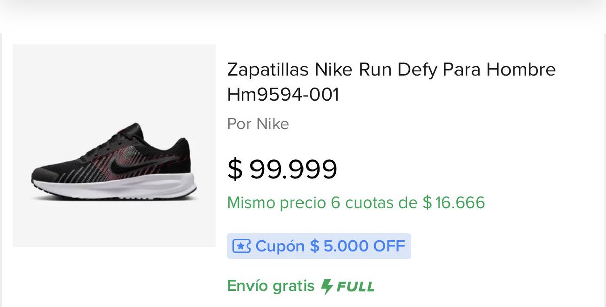 tbdescuentos's tweet image. Cupón extra para usar en mercado libre 
Ig: Tebuscodescuentos 

mercadolibre.com/sec/1GJ3MCy

#cupon #nike #mercadolibre #mercadolibrearg #mercadolibreargentina #argentina #wanda #bondibeach