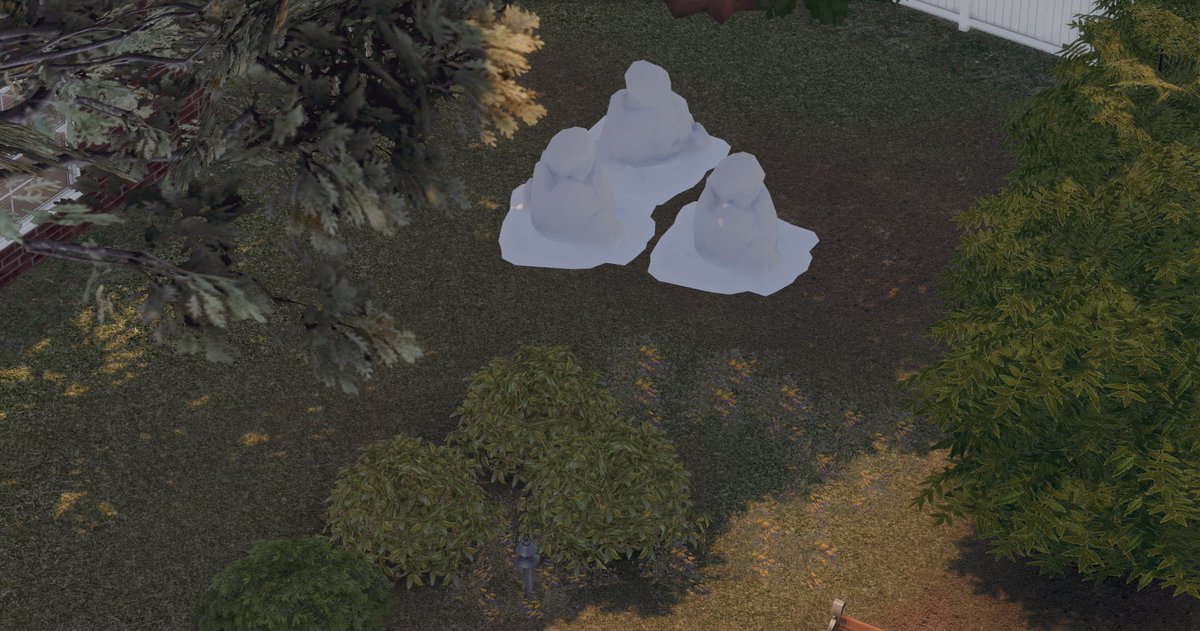 BleuberryCake22's tweet photo. Why are there gangs of snowmen everywhere??? https://t.co/UwJLDzF0XP