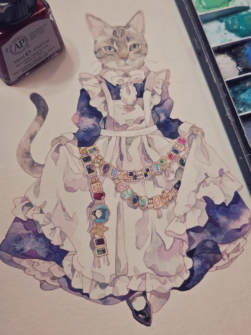 ロリィタ猫ちゃんとメイド猫ちゃん
