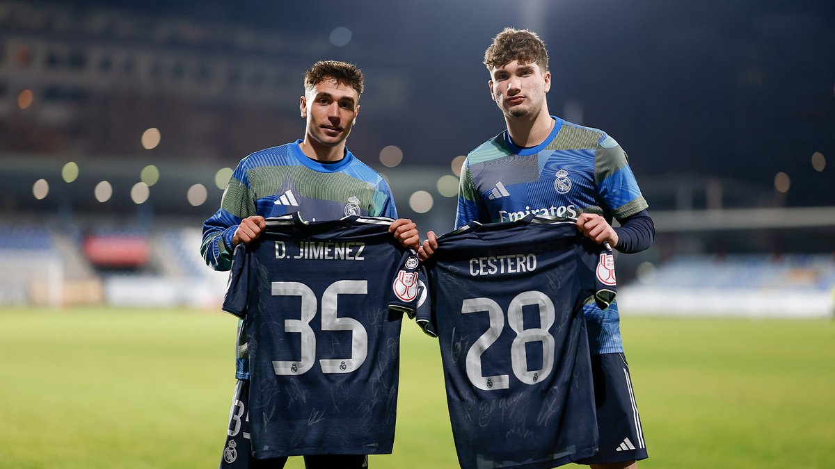 🆕 ¡David Jiménez y Cestero debutan con el @RealMadrid en partido oficial!