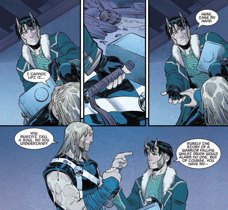 HarryPotte35100's tweet photo. I also find any scene showing Loki and Thor as close brothers very dear to my heart https://t.co/zbduldadVV