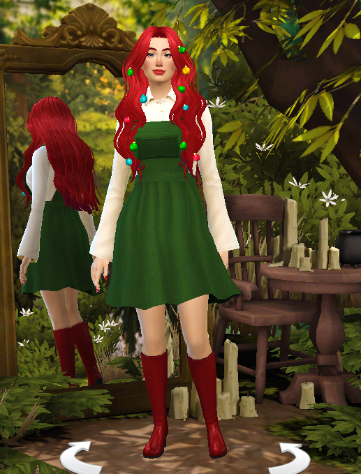 I was feeling festive and created this Christmas sim. She's in the gallery now.