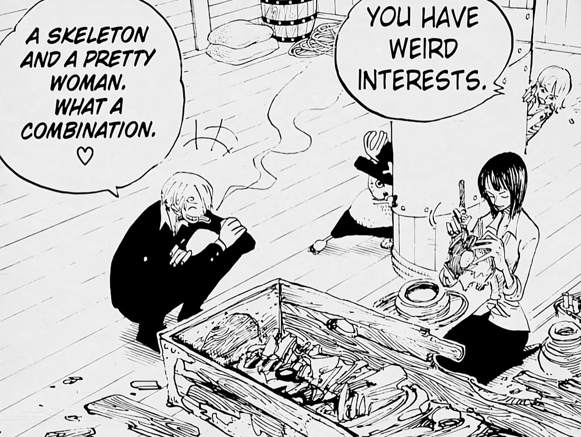 sanjifleurs's tweet image. sanji always matches her freak