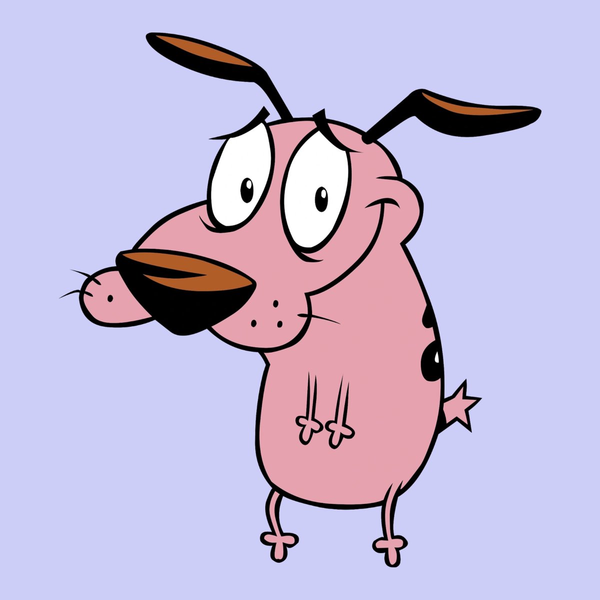 peronyawns's tweet image. you all grew up watching courage the cowardly dog but somehow now you can't understand the concept of a character being constantly scared but still pushing through his fears and how that actually makes him brave... hmm