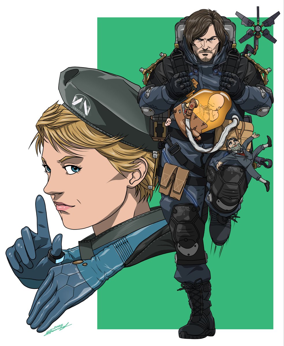 BipedalBastard's tweet image. Some of my favorite non-MGS art from this year