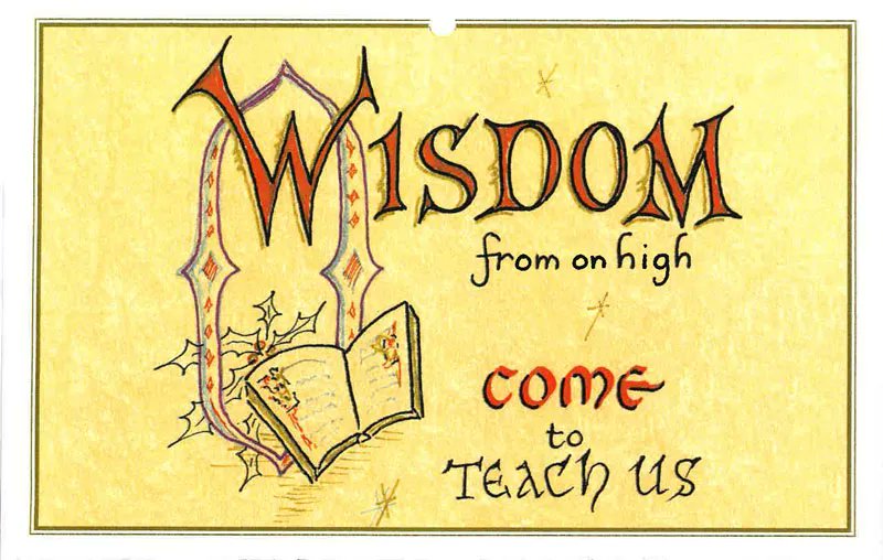 Neddamred's tweet photo. O Wisdom, you come forth from the mouth of the Most High.
You fill the universe and hold all things together in a strong yet gentle manner.
O come to teach us the way of truth.
#OAntiphon #Vespers #EveningPrayer #Advent #OWisdom #OSapienta
Artwork: Sr Rosemary Borntrager, SP https://t.co/GhoVE9Bl1y