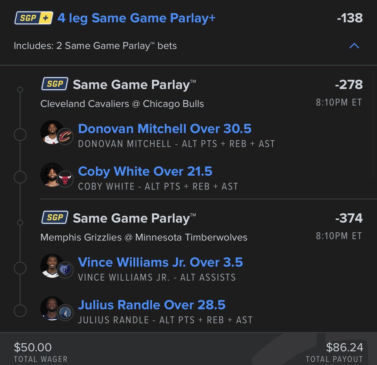 InTheLabLocks's tweet photo. 🚨$50 to $1k Challenge - Day 1🚨
Lets run this thing back! 🧪
$50➡️$86.24📈
Like and Retweet if you are tailing! 💚💙 https://t.co/8NmsX4eiQJ