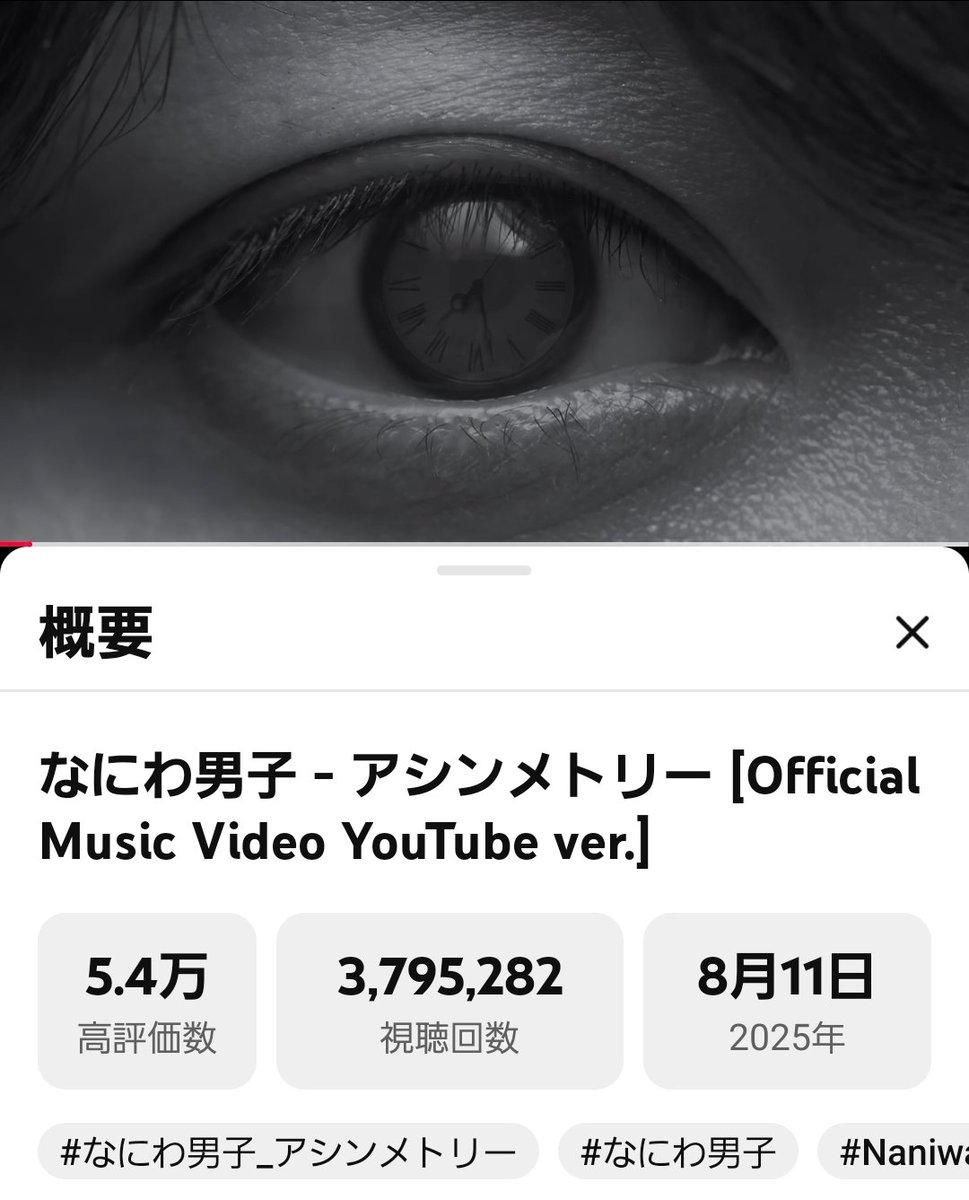 毎日、アシンメトリー🎧️🎶 引き続き！ 大橋くん大好きだから