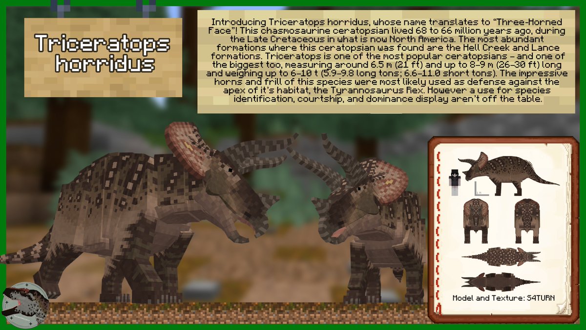 TPaP_Minecraft's tweet photo. #Blockbench #paleoart https://t.co/f4DguAu7Vy