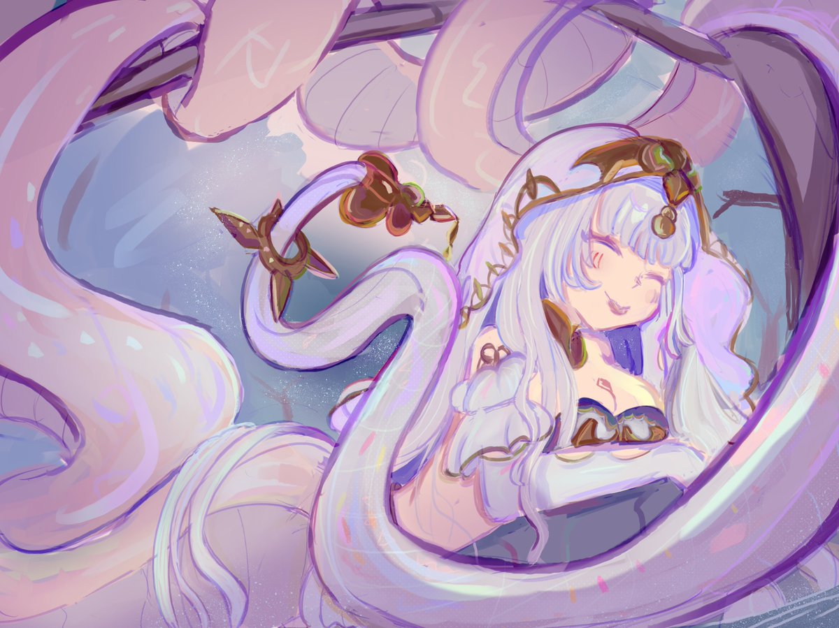 Echidna, Primal beast of motherhood, in other words 
snommy. 
#GranblueFantasy #グラブル