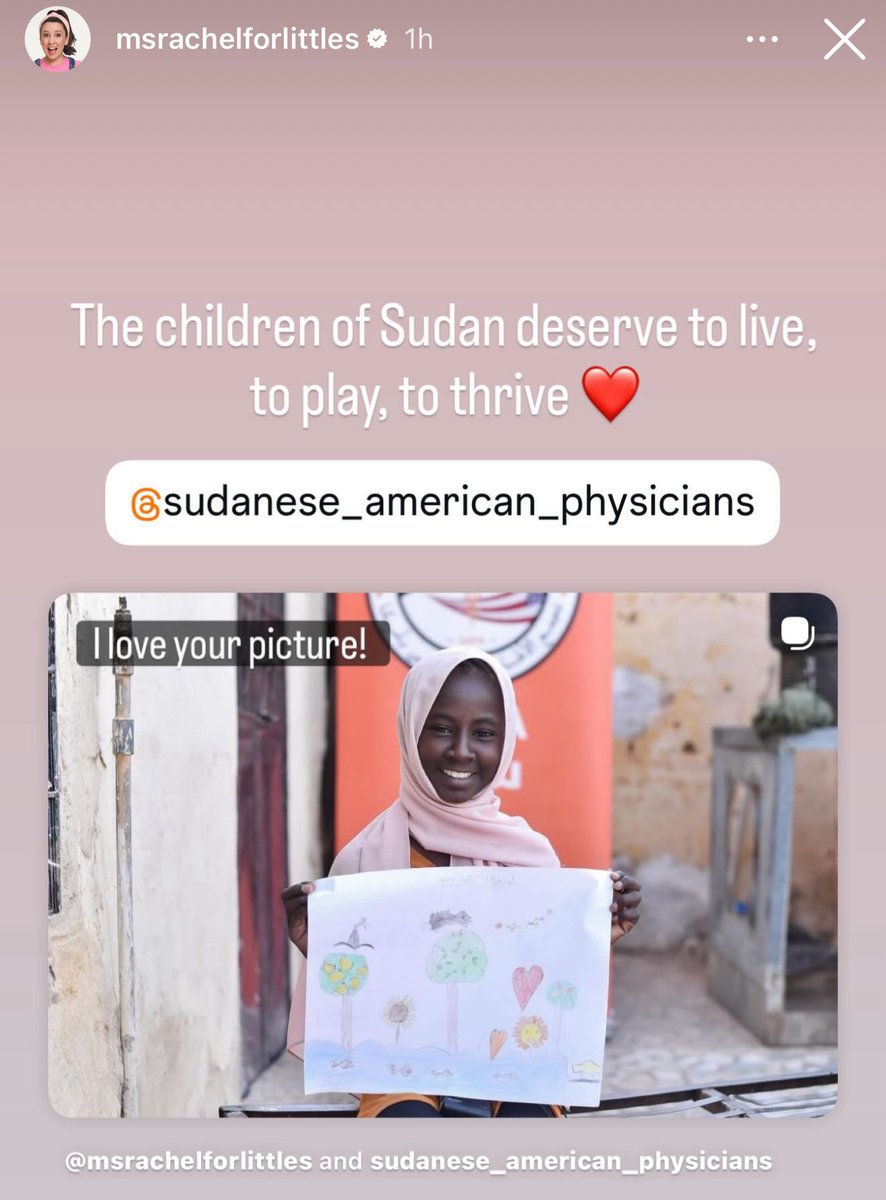 AssalRad's tweet image. “Has Ms. Rachel said anything about Sudan”