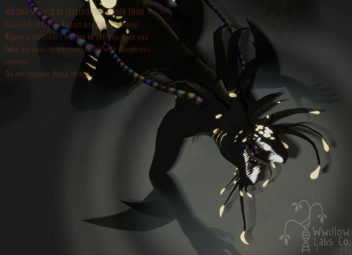 RoboticAngelG4L's tweet image. HEY GUYS! FROM NOW 'TIL THE 25TH, -$10 GUMROAD DISCOUNT FOR MY AVATARS!
---
CODE: MERRYSOMETHING2025
STORE LINK: g4l1l30.gumroad.com
---
Get 'em for your buds or yourself! It'll also help me out as well!
#vrc #vrchatavatars #vrchat #furry #monsters #wwillowlabsco