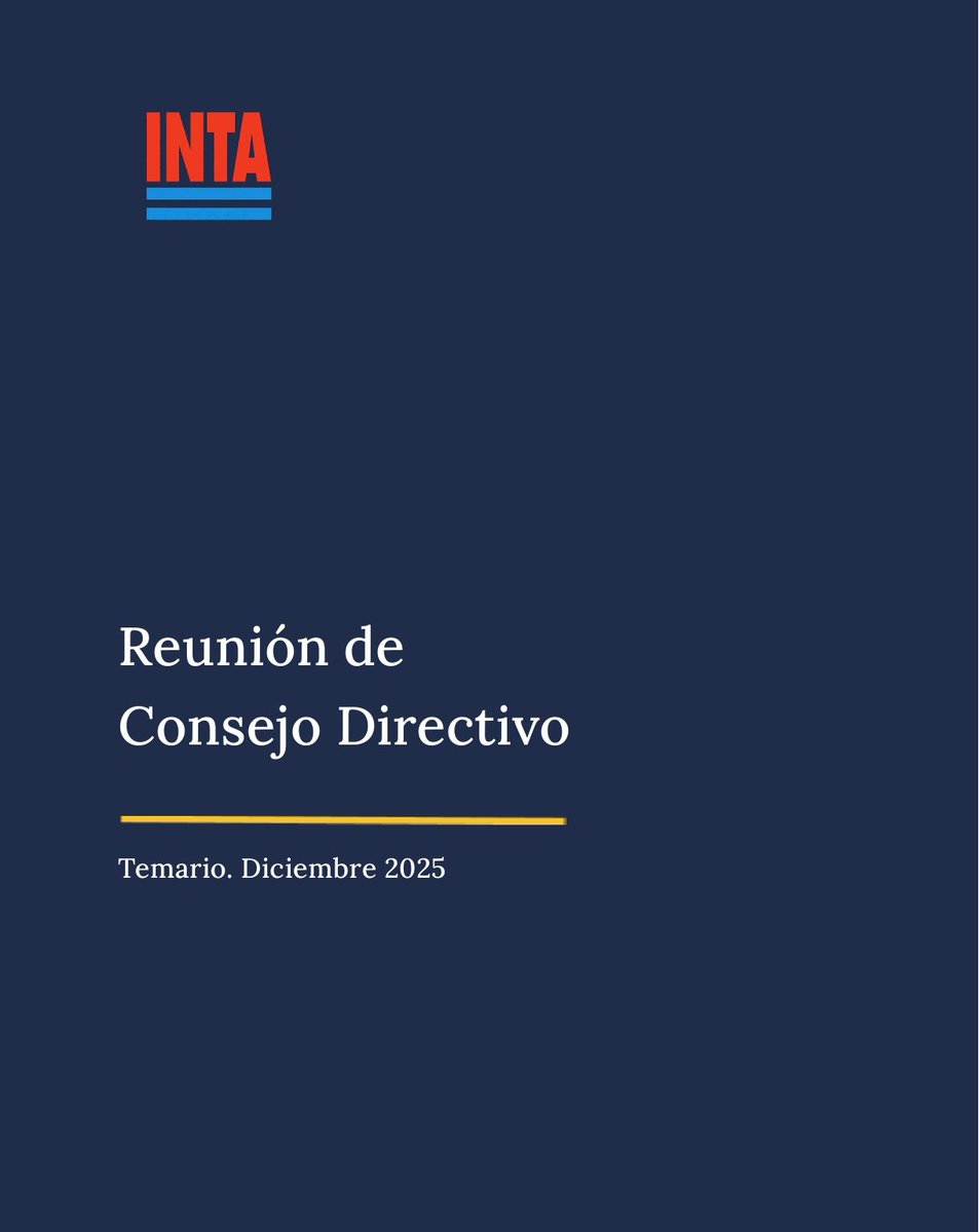 matiaslongoni's tweet photo. Ya circula la versión definitiva del temario para la reunión del Consejo Directivo del INTA de mañana. Es tal cual lo que anticipamos en @BichosdeCampo hace dos días: ajuste salvaje para achicar estructuras, despedir gente y poder vender 42 mil hectáreas de campos experimentales. https://t.co/rRULRIm91a