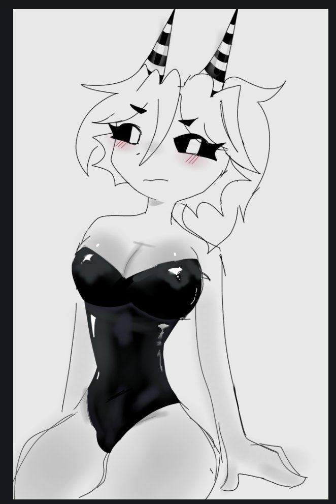 El4_NE's tweet photo. Latex drawing attempt #rule34 #nsfwtwtًً #nsfw https://t.co/FNBuDVwCVV