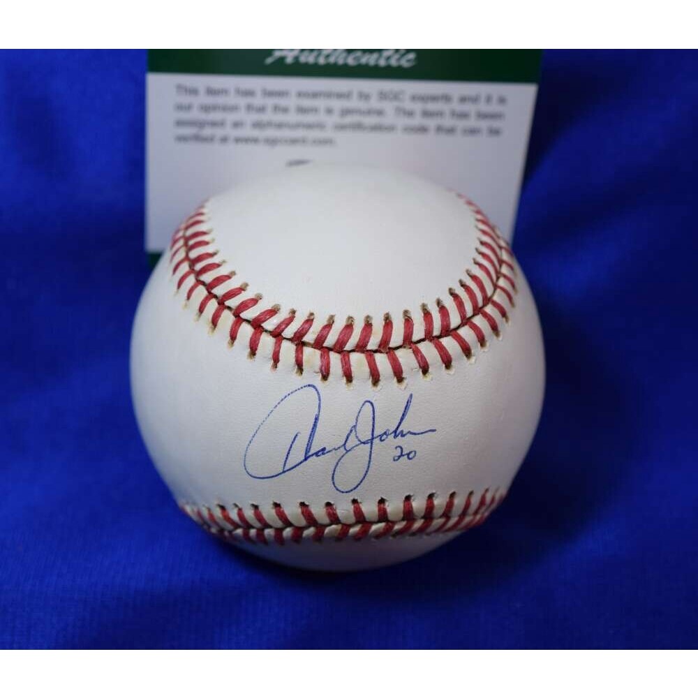 CollectingAll's tweet image. Howard Johnson SGC Coa Autograph National League ONL Signed Baseball: $69.99 📱 (315) 760-6806 📱 👉CollectingAll.com👈 #Baseball #MLB #SignedBaseball #AutographedMemorabilia #SportsCollectibles
